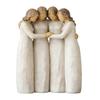 Sister Ornaments Four Women Friendship Figurine Decor, Sisterhood Statue Gift for Friends, Sisters Decorative Home and Moms, Faceless
