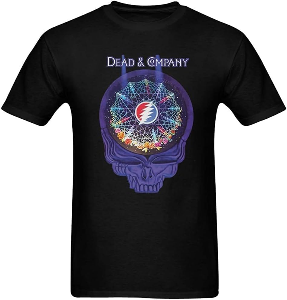 Men s Dead Company Summer Tour 2016 T Shirts 4XL чёрный