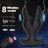 Vibrátor na masáž prostaty pro muže Elektrický šok Anální vibrátor Bezdrátový dilatátor análních kolíků Dildo Sexuální hračky pro ženy