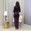 Fall Winter Women's Sexy Bodycon Velvet Evening Dress For Crossborder Party Cocktail