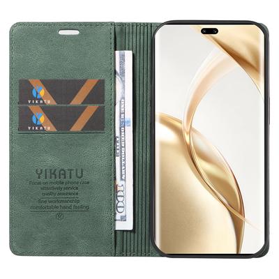 YIKATU YK-004 Husă de Piele pentru Honor 200 Pro 5G Acoperire Telefon Închidere Magnetică