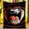 Taz-Mania Printed Throw Blanket—lightweight,soft,warm;versatile Blanket for All Seasons—perfect As &air-conditioning Throw,nap Blanket