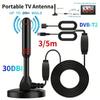 HD Digital TV Antenna Indoor Amplified - 200 Miles Ultra HDTV with VHF/UHF Amplifier (Outdoor-Compatible)