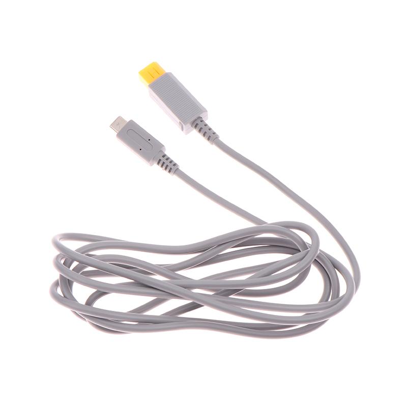 

1PC 2M Grey PD Power Cable For WII WII U Host Charging Cable Cords Repair Accessories