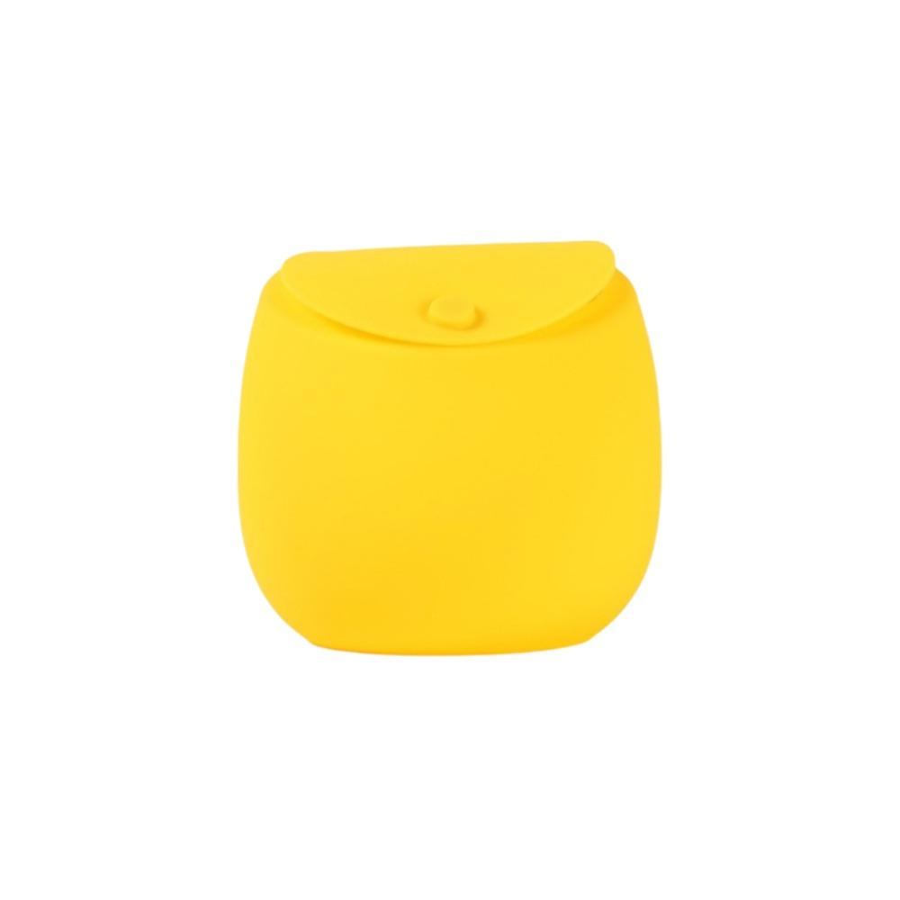 Waterproof Silicone Dog Training Treat Pouch Magnetic Closure Dog Snack Pouch Walking The Dog жёлтый