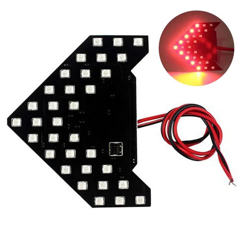 

Автомобильный Стайлинг 1x светодиодный указатель поворота Зеркало заднего вида Стрелка Панели Индикаторная лампа Зеркало заднего вида Сигнальная лампа 12 В 14 SMD Желтый красный