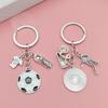 Creative DIY Sports Ball Football Keychain Bag Accessories
