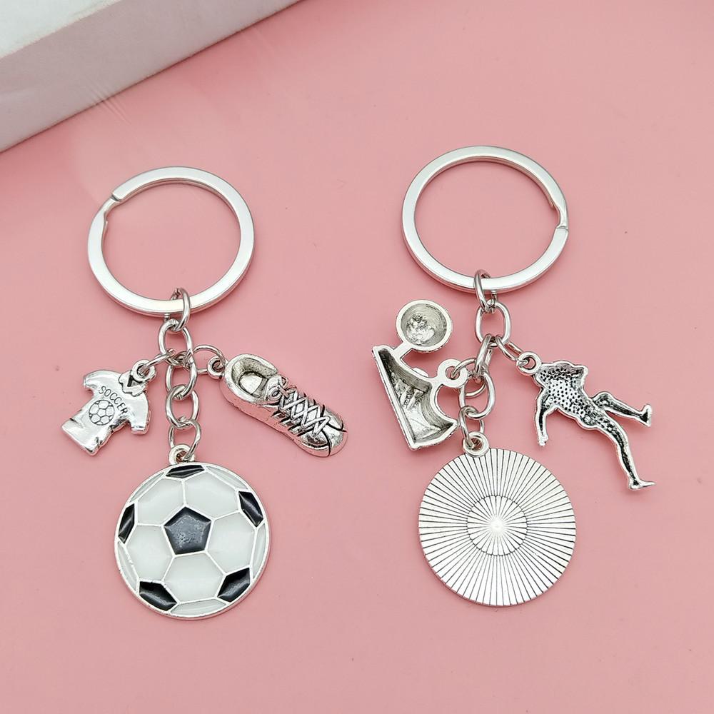 Creative DIY Sports Ball Football Keychain Bag Accessories