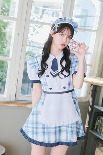 Clearstone Cosplay Patisserie Maid Women's Blue