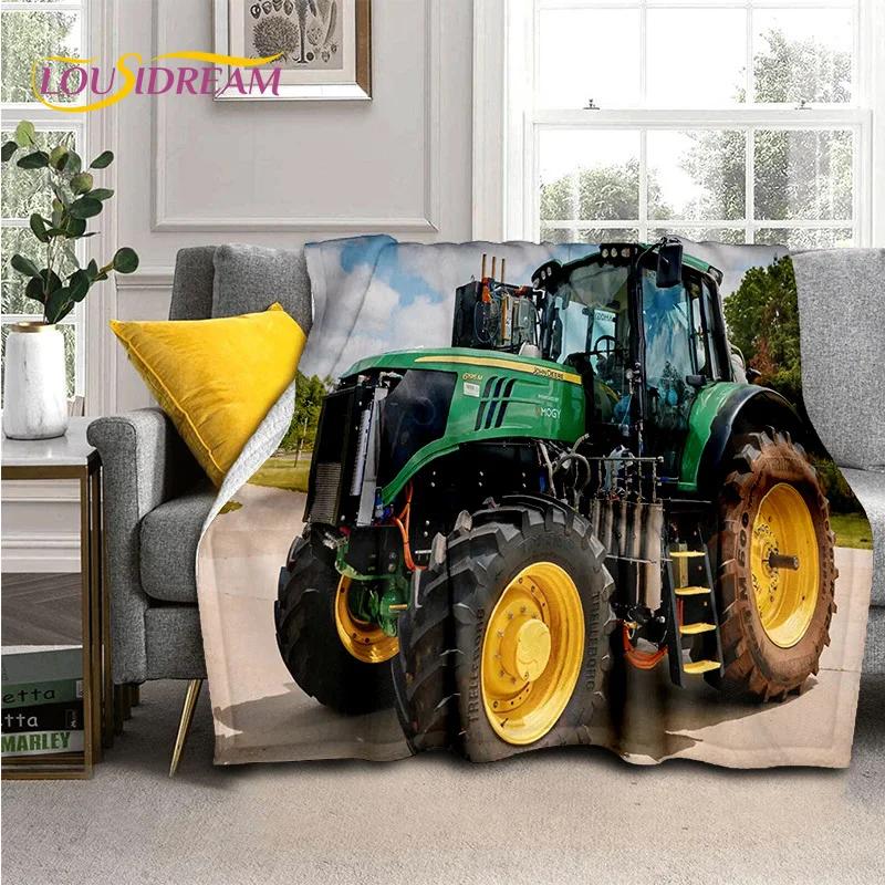 27 Style Truck Retro 3D Tractor Car Blanket,Soft Throw Blanket for Home Bedroom Bed Sofa Picnic Travel Office Cover Child Gift