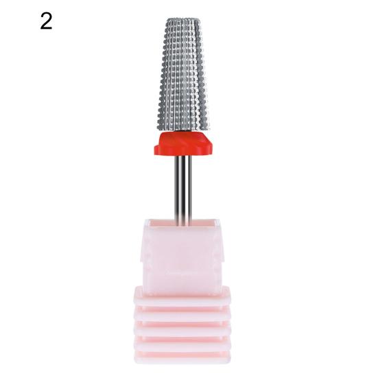 Nail Drill Bits Wear-Resistant High Strength Tungsten Steel Sanding Polishing Removing Cuticle Nail for Manicure