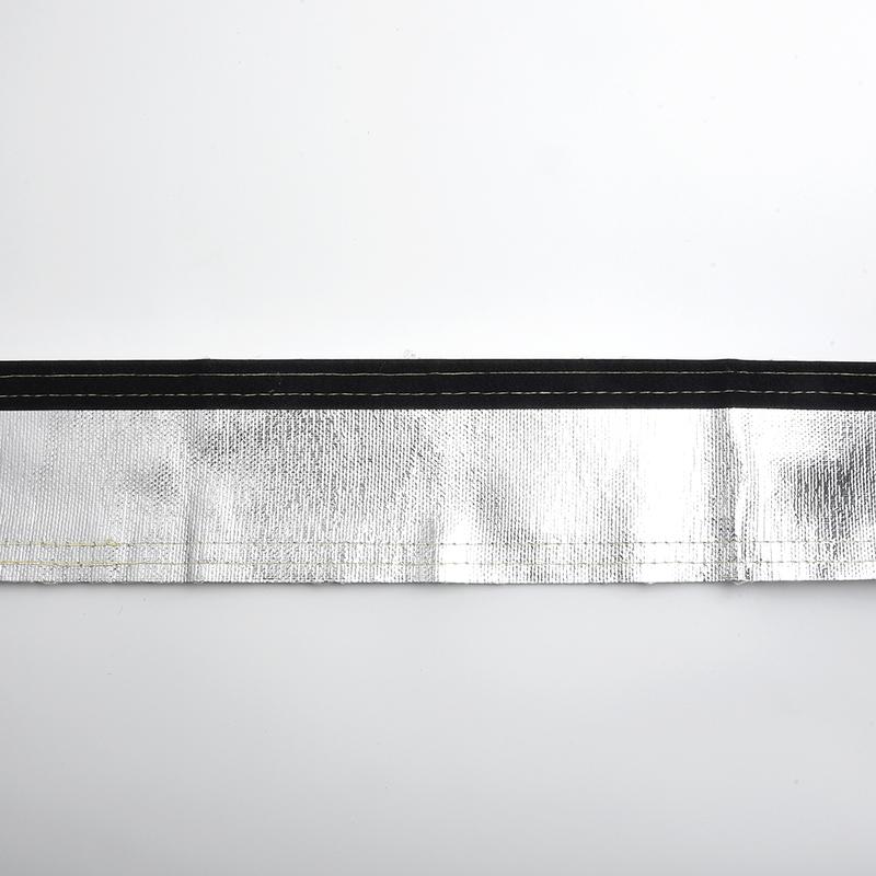 Aluminized Metallic Heat Shield Sleeve Insulated Wire Hosean Be Used To Weave Steel Wire, Tubing, Plastic Pipe, Wire Harness, Ai