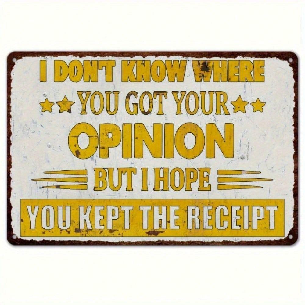 Retro Metal Tin Sign Wall Art Home Decor 20x30cm