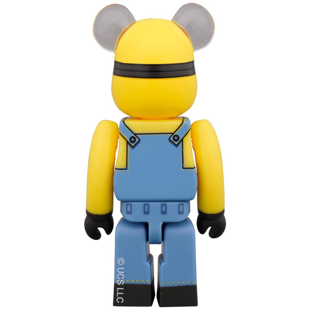 OTTO YOUNG GRU approximately 70mm fully BE@RBRICK & 100% 2-PACK Figures, tall, non-scale, pre-painted, assembled.