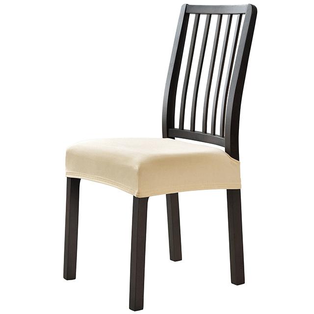 

Толстый бархатный чехол на сиденье, эластичный чехол из спандекса для кухни, обеденного стула, легко устанавливаемый нескользящий чехол для стула для свадебной вечеринки, банкета 1-PCS бежевый