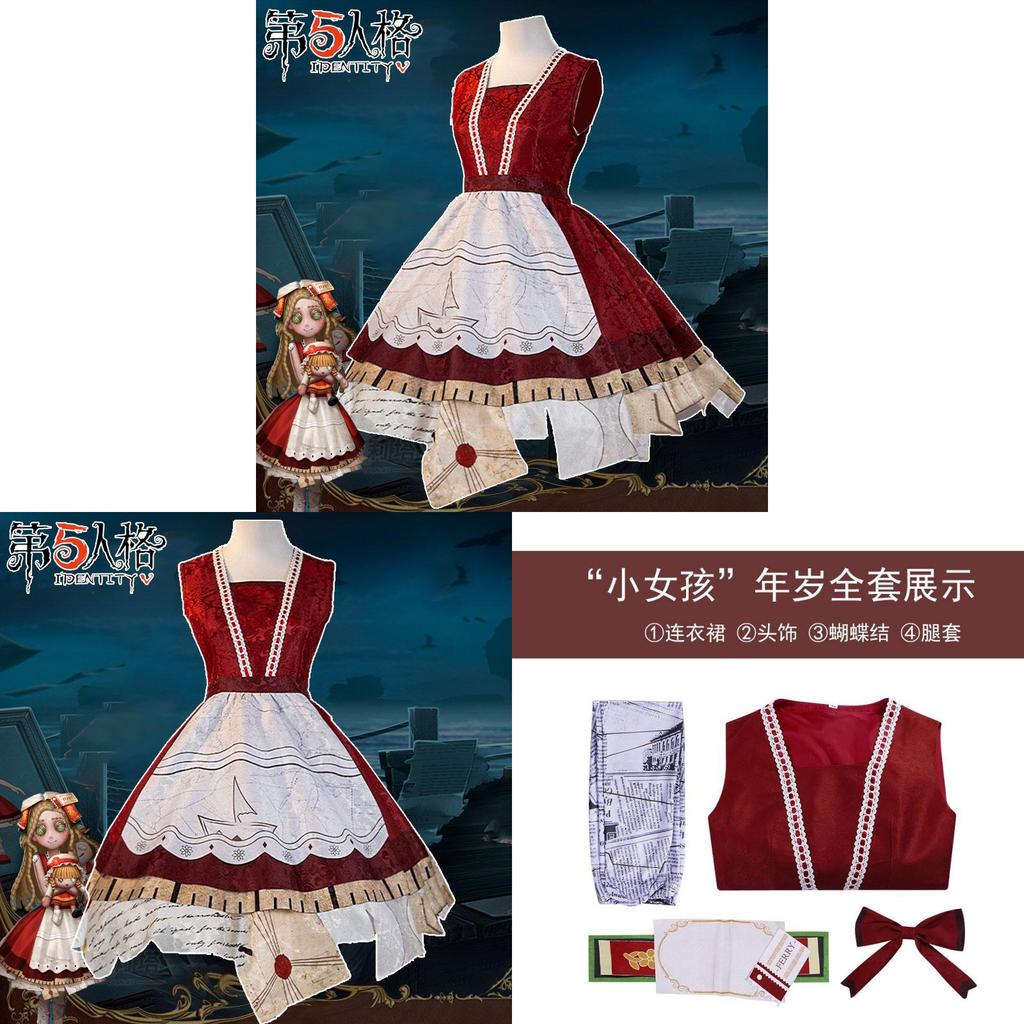 Identity V Survivors Dress With Lycra And Cotton For Cosplay Costume Events