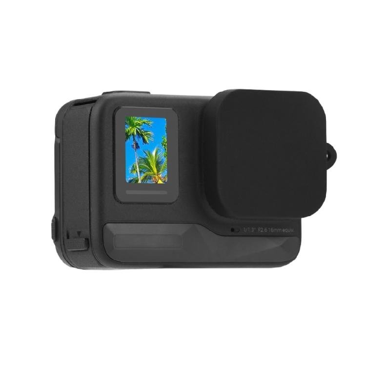 Protective Silicone Lens Cover for Action Camera AntiImpact AntiScratch Secure Adhesion Travel Essential