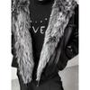 Men's Winter Hooded PU Leather Jacket with Fur Collar - Trendy, Loose, Versatile, Plus Velvet, Thickened for Warmth