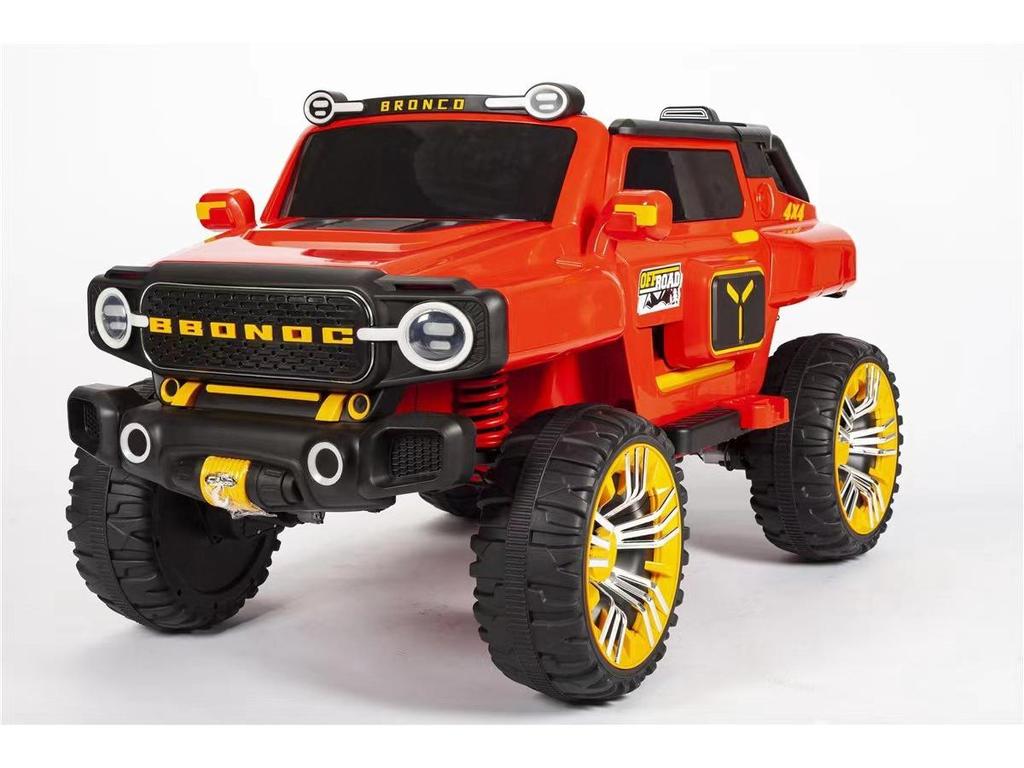 Children’s 4-Wheel Electric Car: Two-Seater Off-Road Toy with Remote Control – Suitable for Kids and Adults.