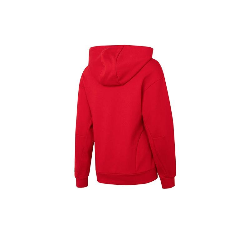 Adidas Sweatshirts Women's Red Hooded Moderate Regular HZ2993