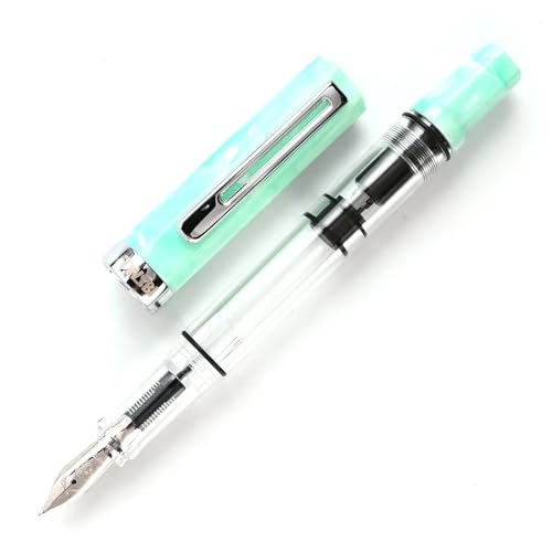 TWSBI ECO Amazonite CT Fountain Pen, Ink-Injecting, Bold Nib