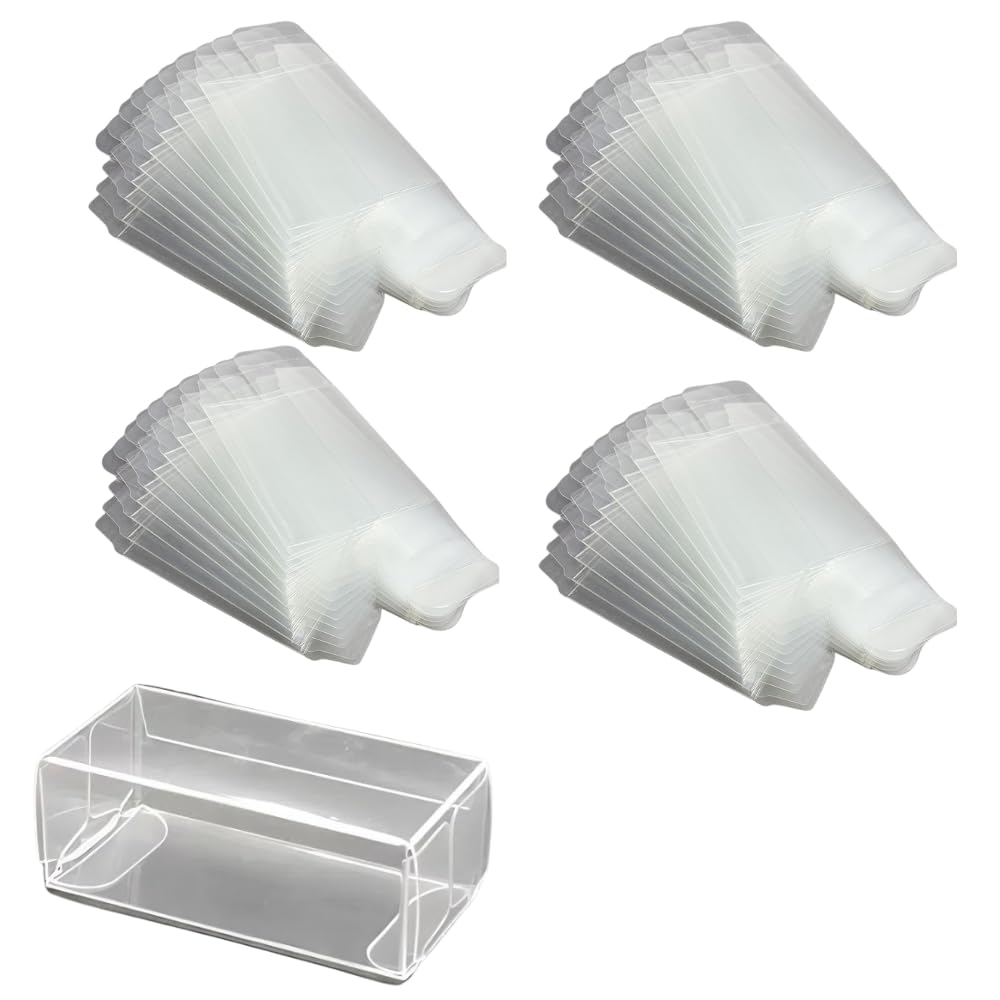 

ideastore Mini Car Cases, Clear Display/Storage Cases, 3.0 x 4.0 x 8.2cm, Set of 120