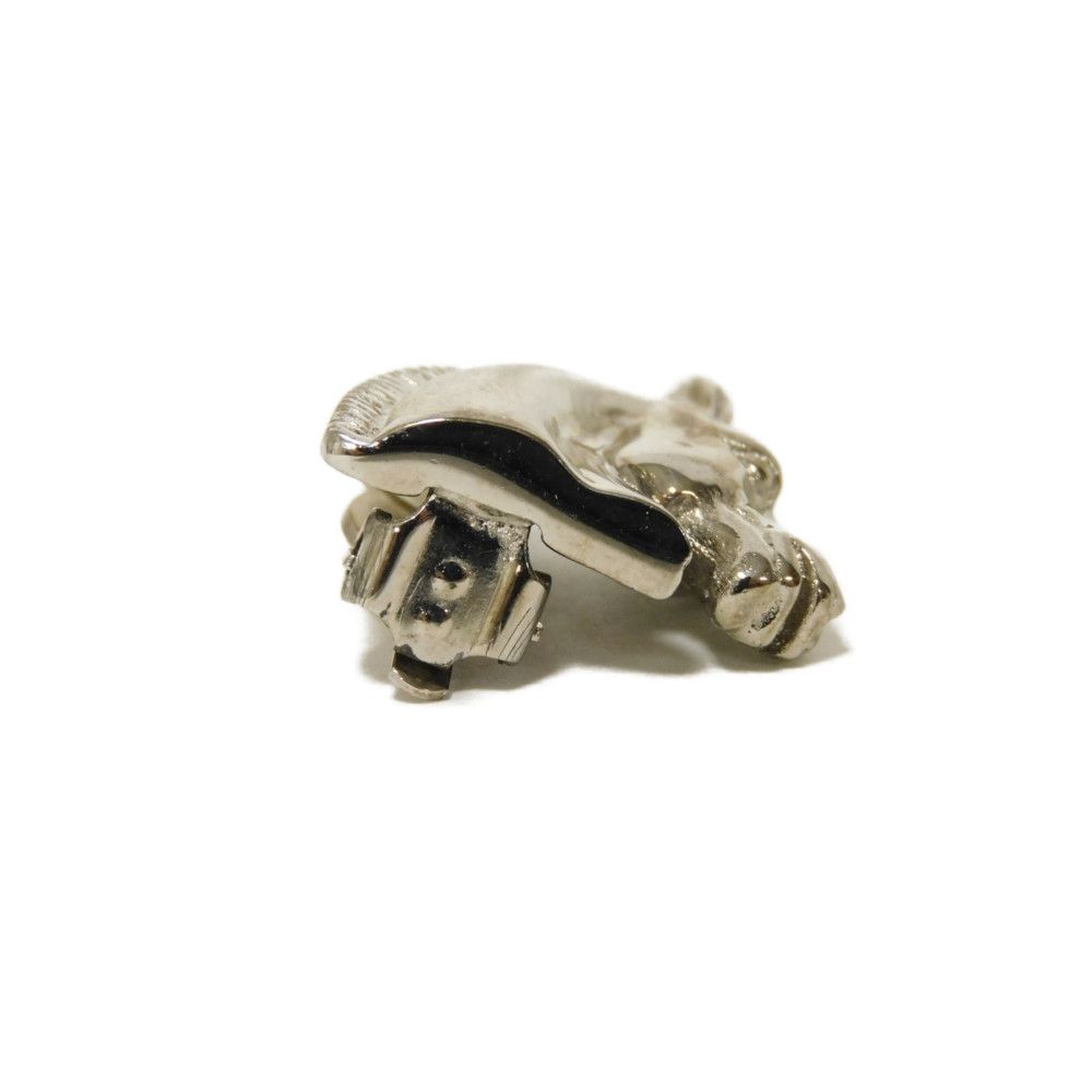 Used 9212 Cheval Clip 7982 Horse Metal Silver Women's from Japan AUTHENTIC