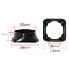 100-200mm ABS Flange Duct Fan Hose Connector Air Ventilation Adapter for Kitchen Hood Ventilator Pipe Connecting Exhaust Outlet
