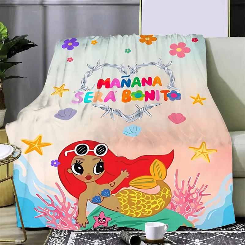 Karol G Manana Sera Bonito Printed Blanket Picnic Blankets Warm Blanket Soft and Comfortable Blanket Home Travel Birthday Gift