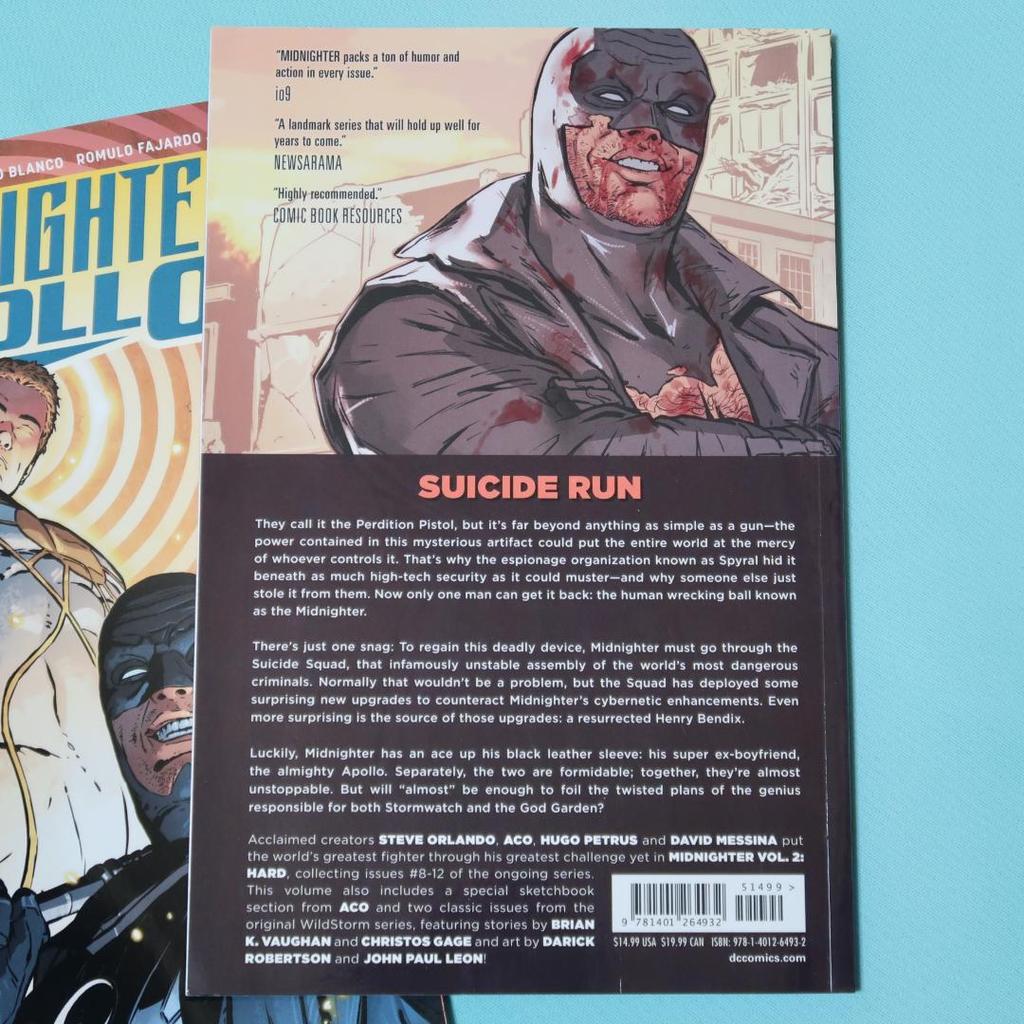 [USED] Sale! Foreign Books American Comics Midnighter DC Comics 2-Book Set