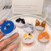 Office Document Holder 2Pcs Double-Sided Binder Clip Cartoon Cat And Dog Note Clips Portable Cute Stationery Book Page Clamps for School Desk