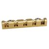Brass Bass Guitar Nut Roller Adjustable Height for Enhanced Resonance Size Includes Base Plate and Accessory