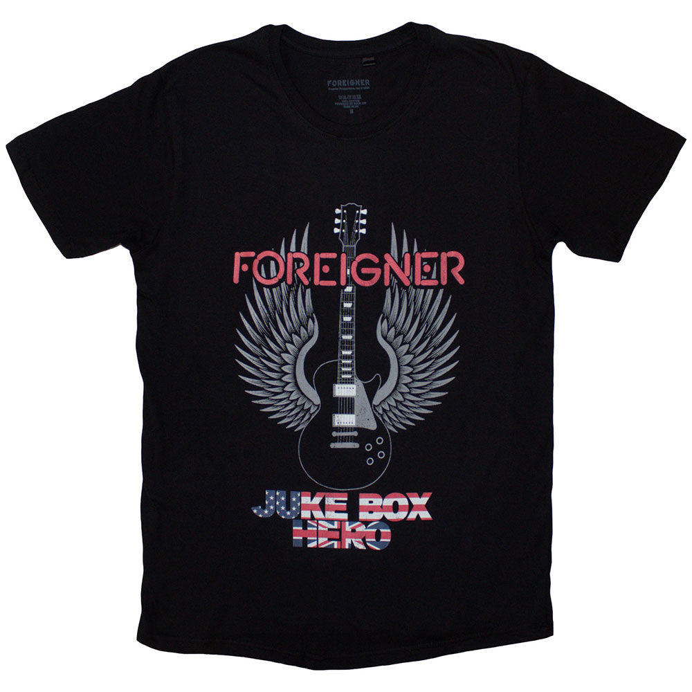 Foreigner TShirt Juke Box Hero OFFICIAL NEW S