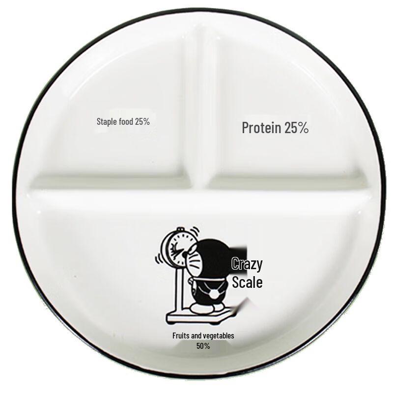 Xuan Kun Pai 211 Diet Ceramic Divided Plate