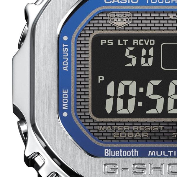 Casio Ceas G-SHOCK pentru bărbați GMW-B5000D-2JF [G-SHOCK Full Metal Series] Ceas pătrat argintiu din oțel inoxidabil