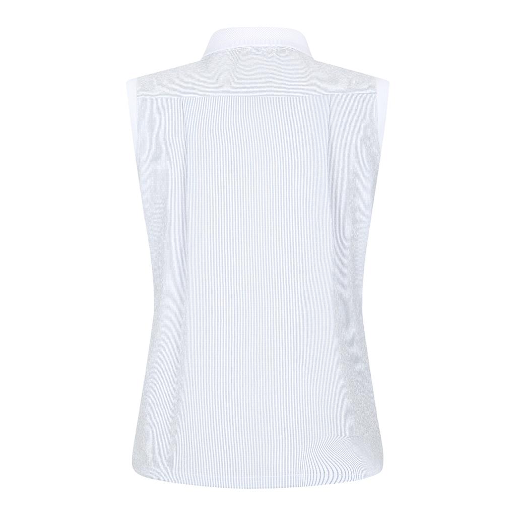 TAYLORMADE APPAREL 26Ss Women'S Sewer Pinstripe Collar Sleeveless T-Shirt T8031T66246-920