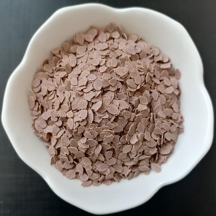 1KG DIY Craft Slime Sprinkles Animal Small Brown Fish Polymer Clay  Sprinkles Slices 1kg