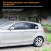 ABS 2PCS Rear Side Window Trim Spoiler For BMW 1 Series E87 2005 -2011 Window Shutter Cover Louver Air Vents Accessories Parts