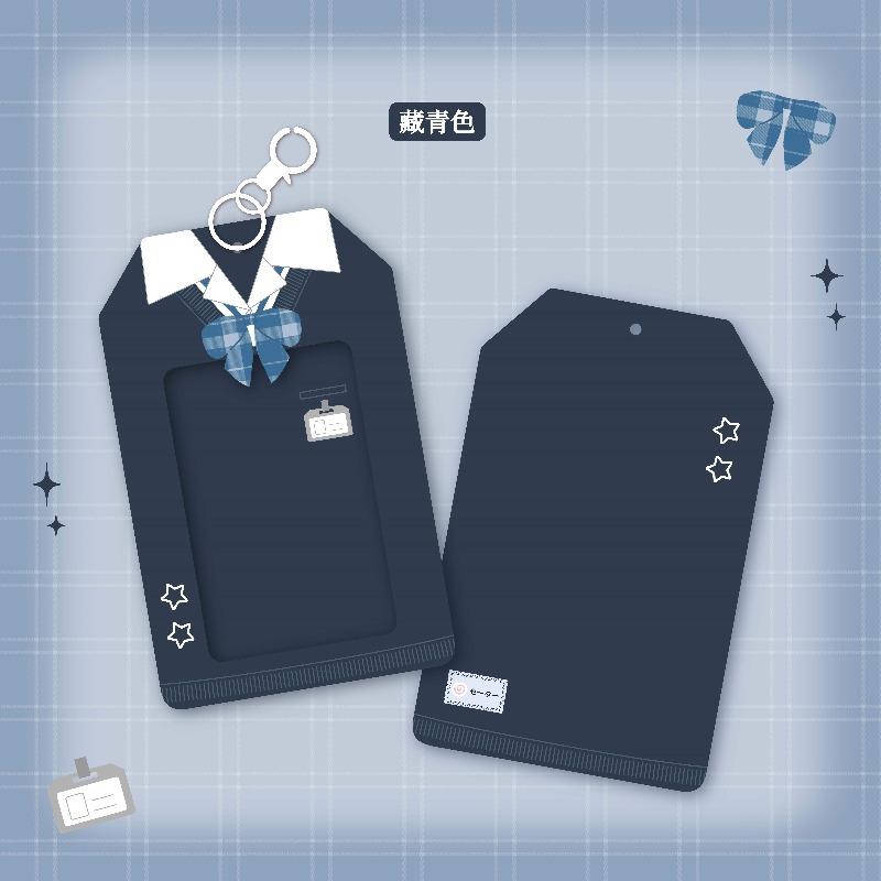 Uniform Series PVC Photo Frame with Mini Pendant Creative School Uniform Photocard Holder 3 Inch Kpop Idol Card Sleeves 2025 New