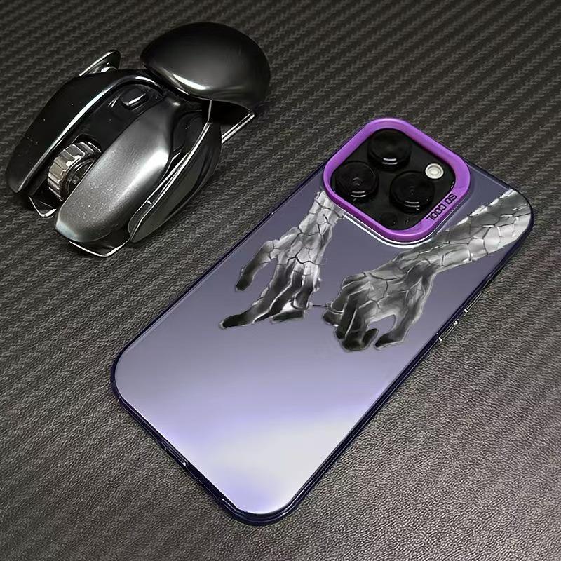 Χέρι-Χέρι Θήκη Κινητού iPhone 14, 15, 16 Pro & 17 Δημιουργική Διασυνοριακή