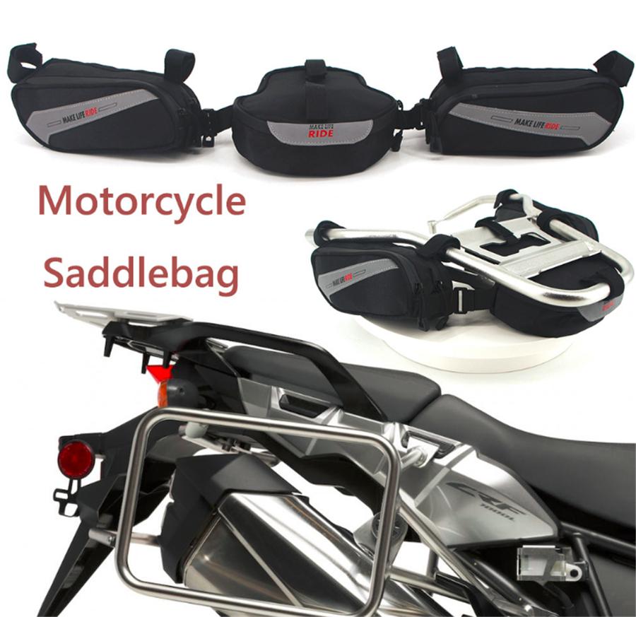 For BMW R1250GS R1200GS ADV LC R1250 R1200 GS Motorcycle Saddle Bag Saddlebag Tailbag Tail Tool Bag Mount Panniers Rack Top case