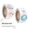 500pcs Cartoon Unicorn Sticker Kids Reward VintageSticker Gift Decoration Label Teacher Encouragement Student Stationery Sticker