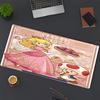 Princess Peach Toadstool Print Mouse Pad, for Keyboard Pad Laptop PC Mat for Office Home Use, Desk Decor, Perfect Birthday Gift for Gamers