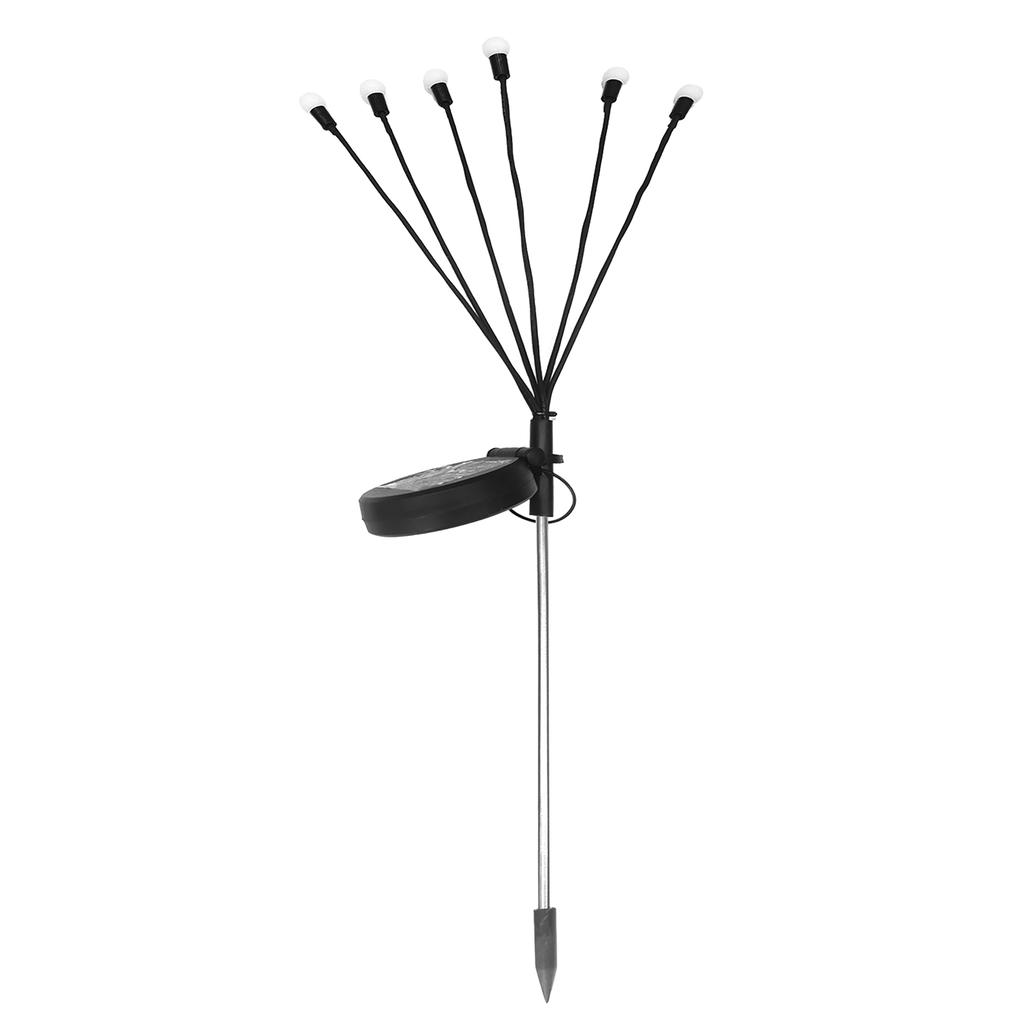 Solar Garden Lights 6 LED Firefly Solar Lights for Outside IP65 Waterproof Solar Swaying Outdoor Lig