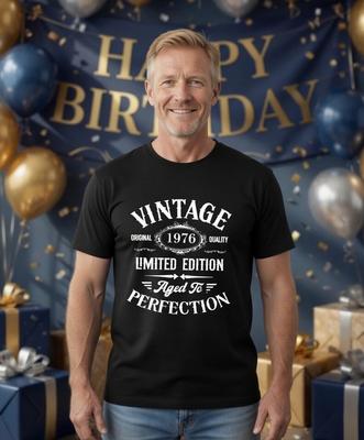 1976 Limitierte Edition Retro T-Shirt, Geschenk zum 50. Geburtstag, Klassisches Unisex-T-Shirt ..