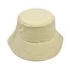 Custom Summer Foldable Bucket Hat Unisex Women Outdoor Sunscreen Hat Pure Color Fishing Hunting Cap Men Basin Chapeau Beach Cap