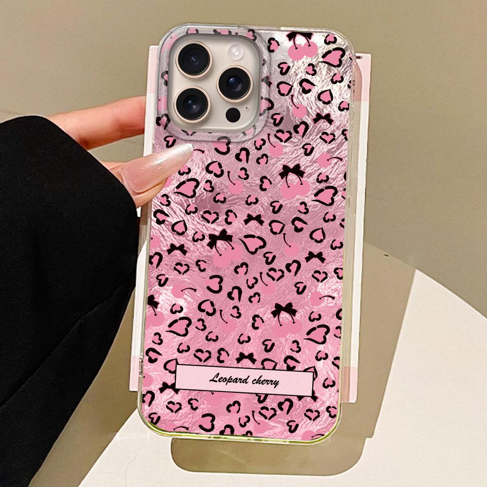 

Ретро Розовый Леопард Ледниковая Текстура Чехол для Телефона для iphone 16 15 14 7 8 Plus 13 Pro Max X XS XR SE 2022 Силиконовая Задняя Крышка iphone 13 Pro белый
