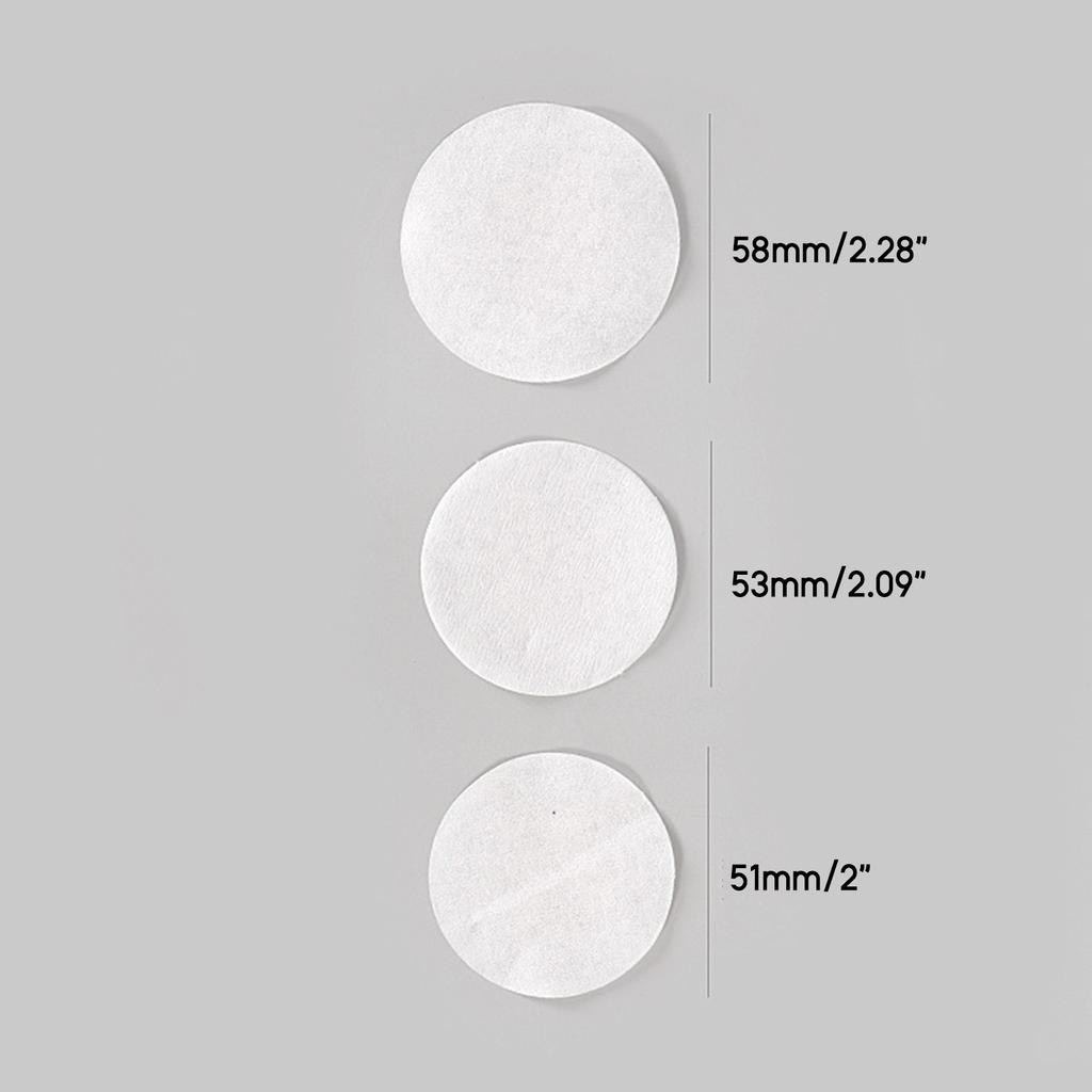51mm/53mm/58mm Coffee Filter Paper Special Powder Bowl Filter Paper Secondary Water Filter Paper Coffee Accessories