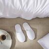 1/5/10pairs Disposable Slippers For Hotel Family Travel Beauty Salon Guests Unisex Portable Non Slip Non-woven Fabric Indoor