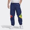 Adidas Originals Trefoil Rainbow Colorblock Striped Small Logo Track Tapered Cuff Pants Men Bottoms Navy GD6036